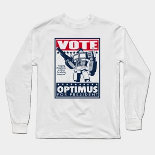 Transformers - GEN 1 - Vote Optimus Long Sleeve T-Shirt